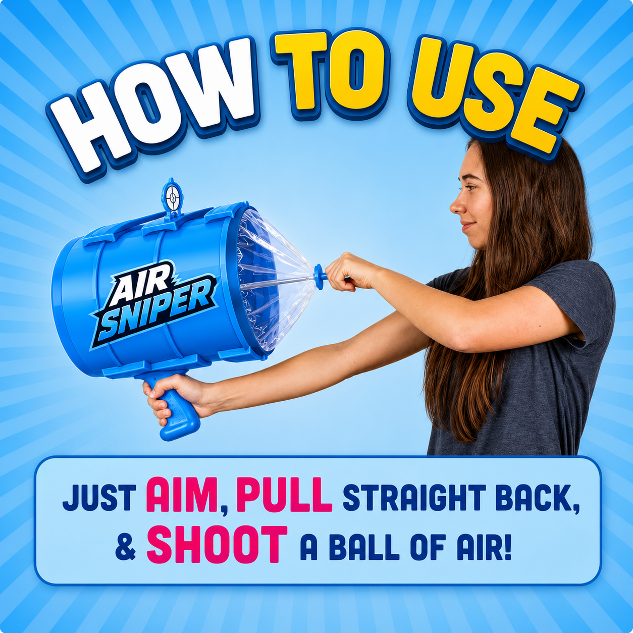 Air Sniper™ - Invisible Air Cannon